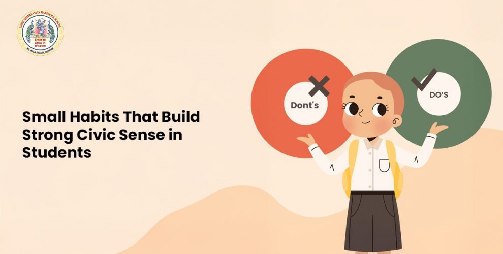 Civics Sense for Students , small habit that helps students, build responsible environment