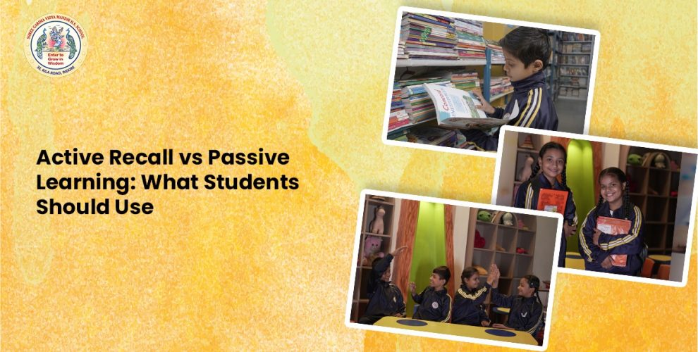 passive learning examples, effective study methods, how to study effectively, Active Recall vs Passive Learning